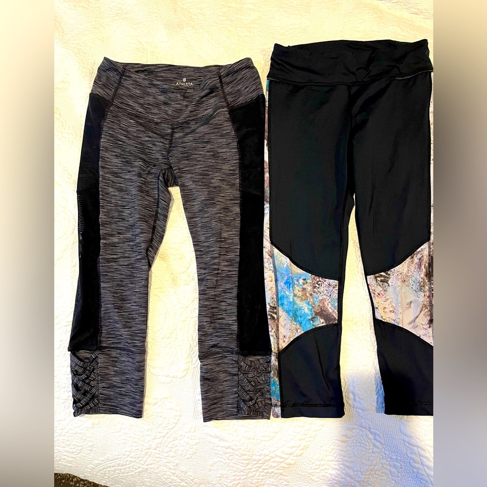 Alala & Athleta (2) crop work out pants